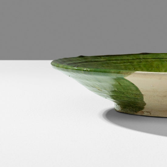 Tinfou Tamegrout Half Natural Half Glazed Plate
