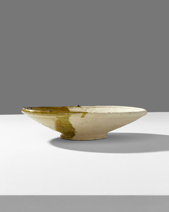 Tinfou Tamegrout Half Natural Half Glazed Plate