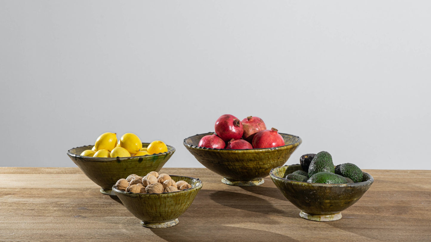 Tamegrout Green/Amber Bowls