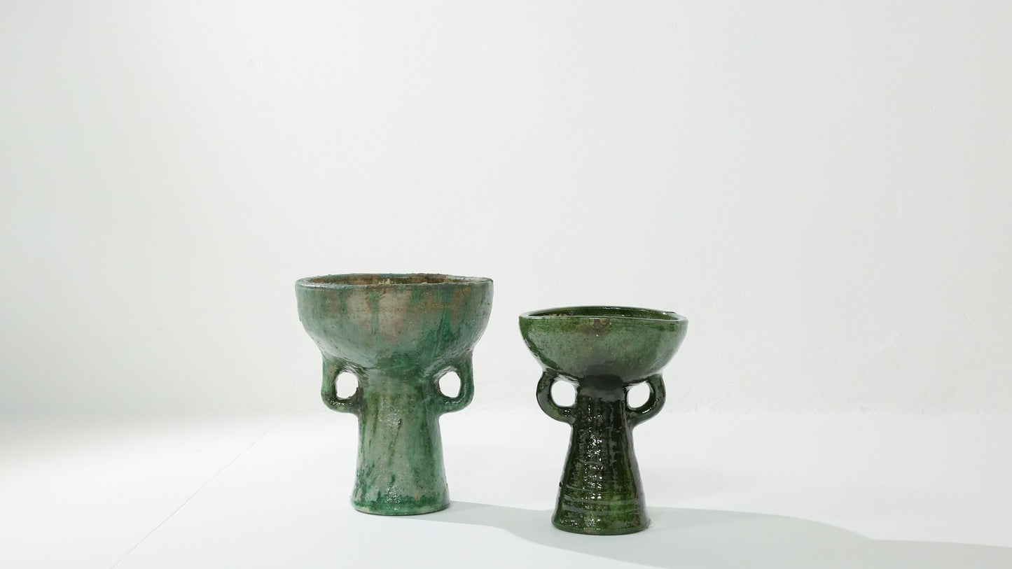 Asni Tamegrout Green Planter Small