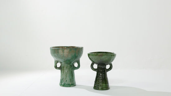 Asni Tamegrout Green Planter Small
