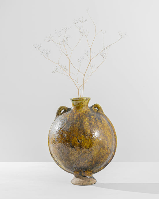 Lanzia Vase, Amber Glaze