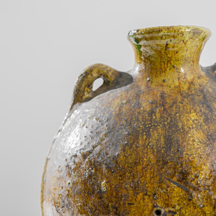 Lanzia Vase, Amber Glaze