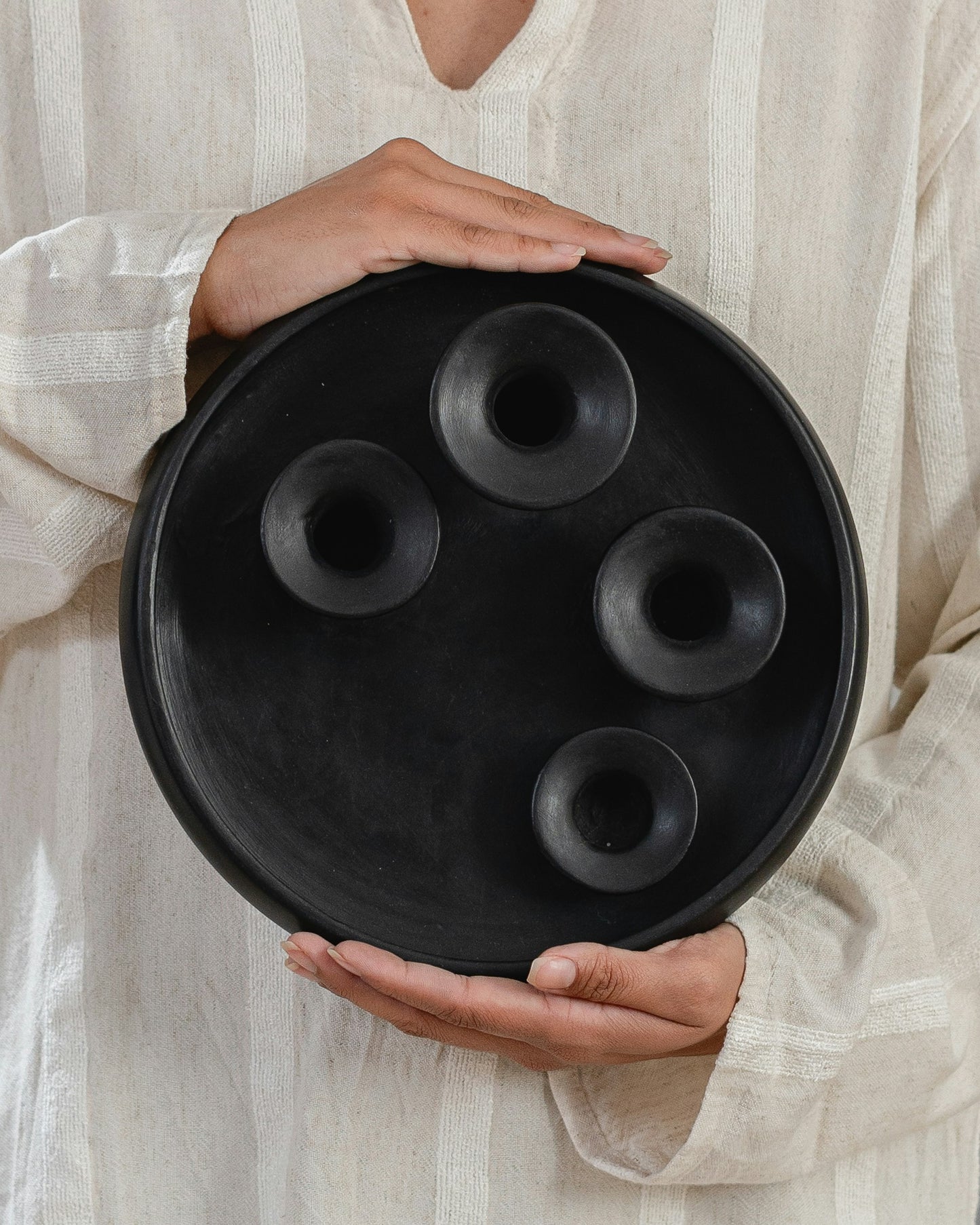 Nour Ceramic Candlestick Holder