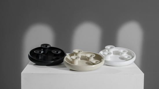 Nour Ceramic Candlestick Holder