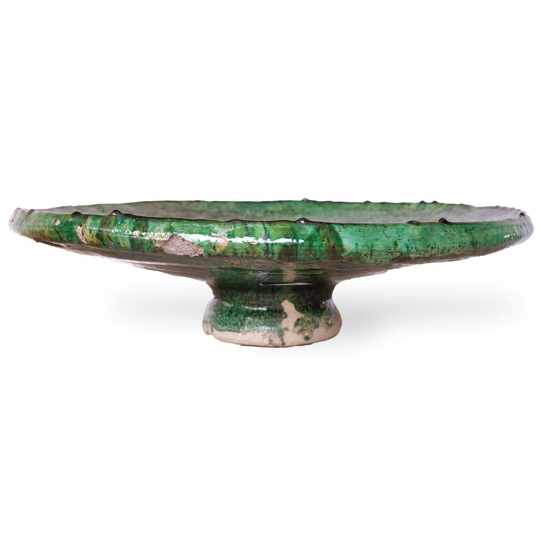 Green Moroccan Ceramic Platter