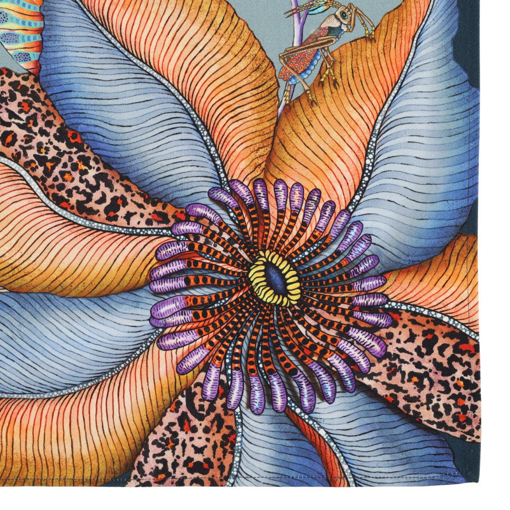 Thanda Bloom Napkins (Pair) - Mist