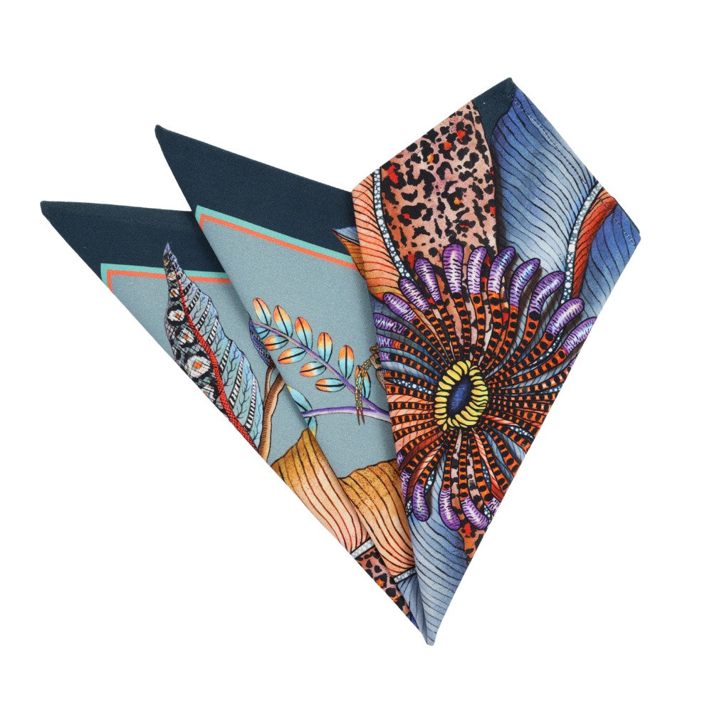 Thanda Bloom Napkins (Pair) - Mist