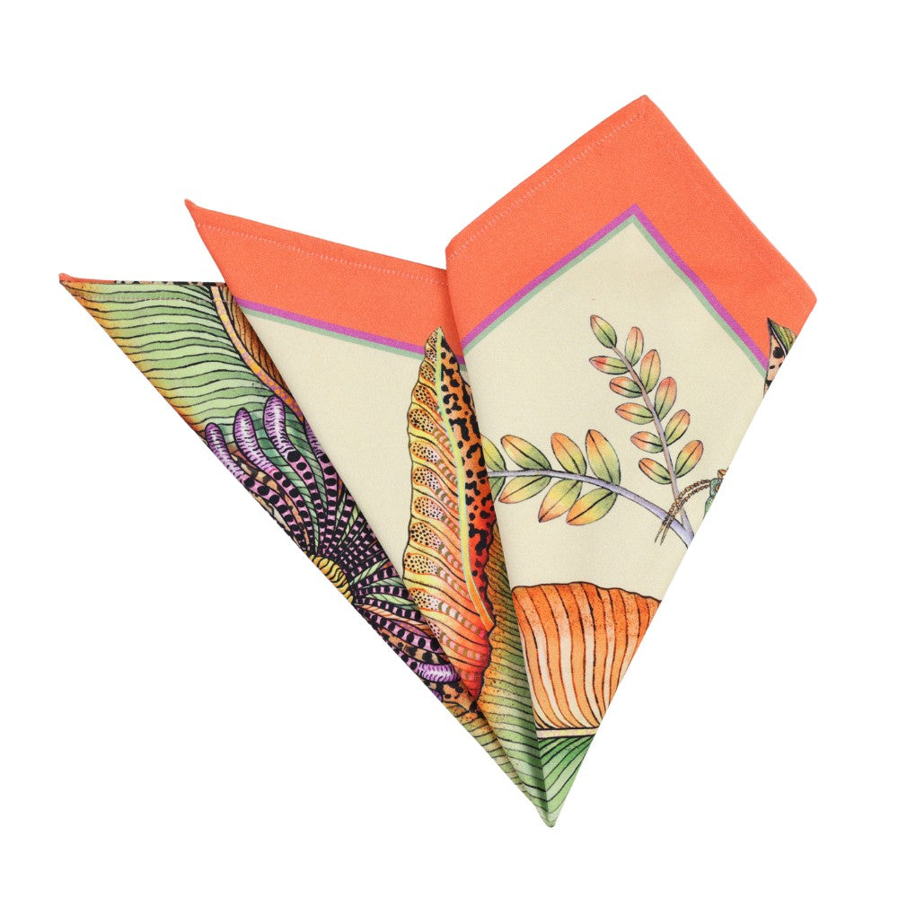 Thanda Bloom Napkins (Pair) - Parakeet