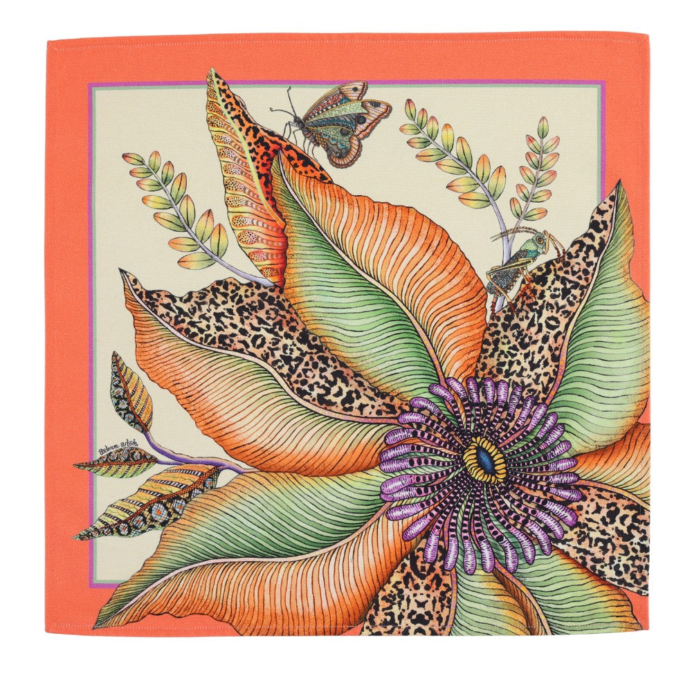 Thanda Bloom Napkins (Pair) - Parakeet