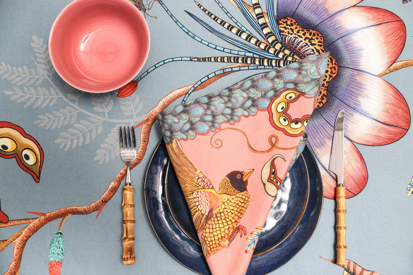 Thanda Nest Napkins (Pair) - Magnolia