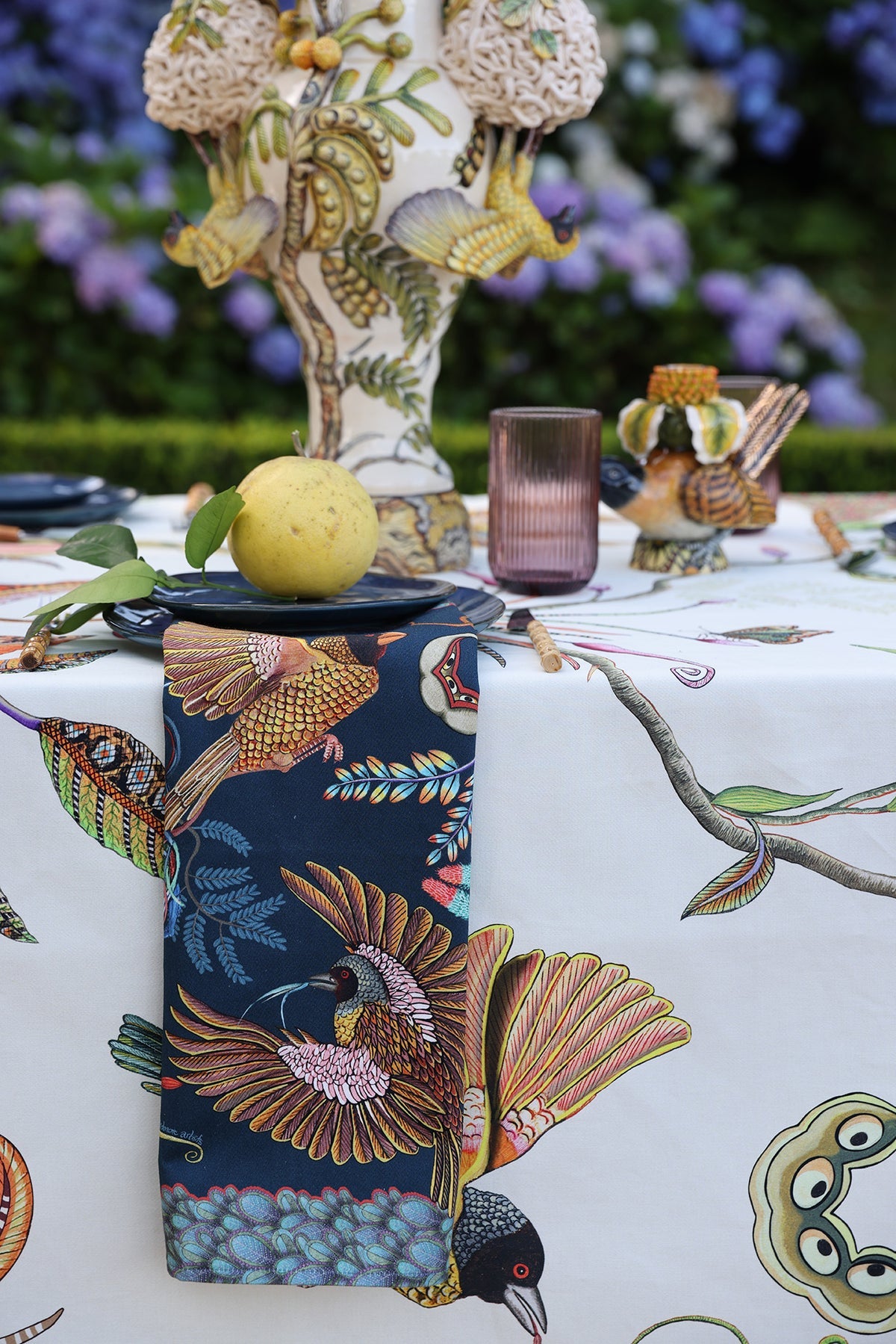 Thanda Nest Napkins (Pair) - Midnight