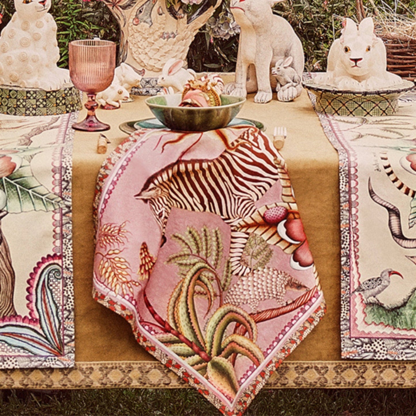 Thanda Stripe Napkins (Pair) - Magnolia