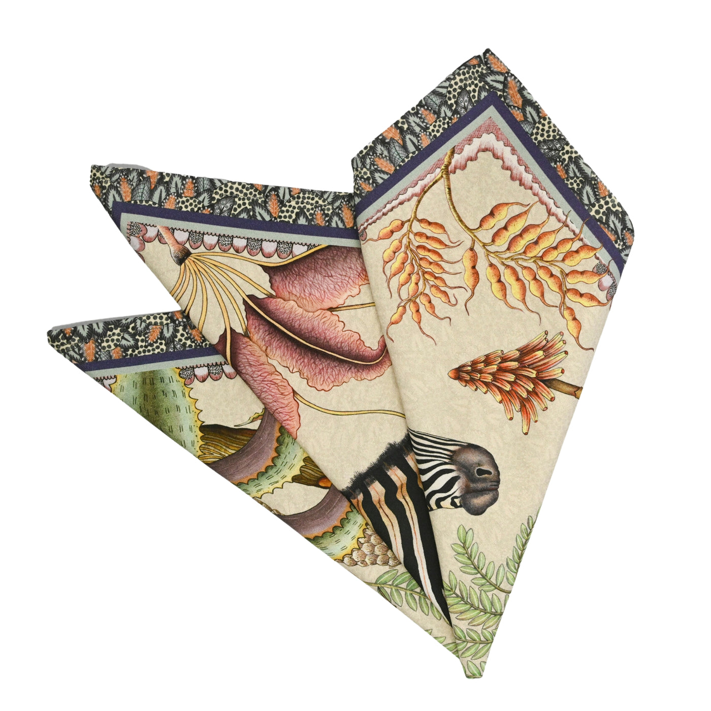 Thanda Stripe Napkins (Pair) - Stone