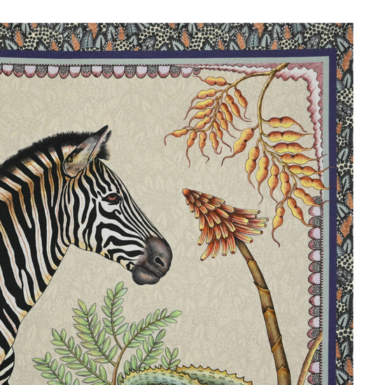 Thanda Stripe Napkins (Pair) - Stone