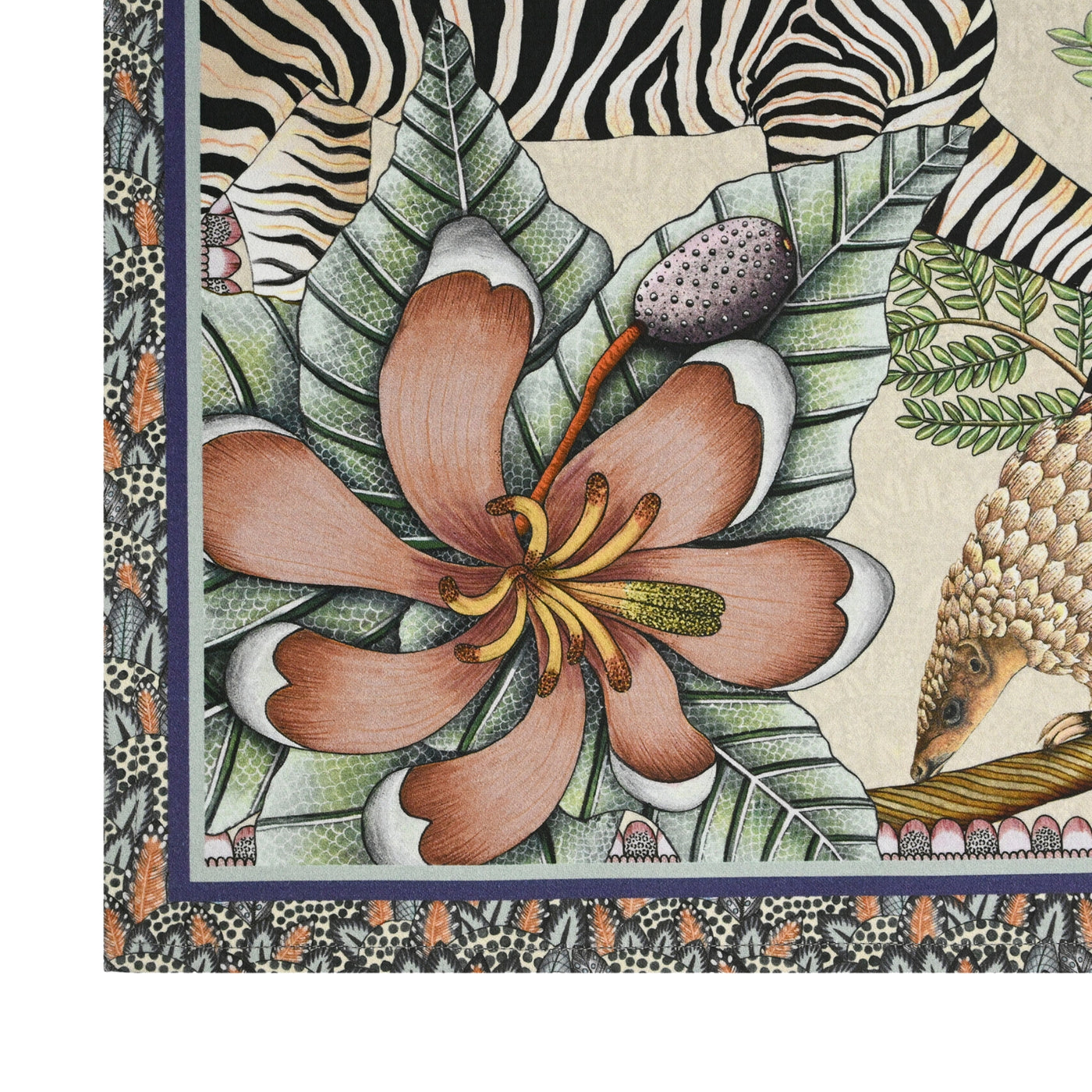 Thanda Stripe Napkins (Pair) - Stone