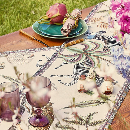 Pangolin Park Table Runner - Stone