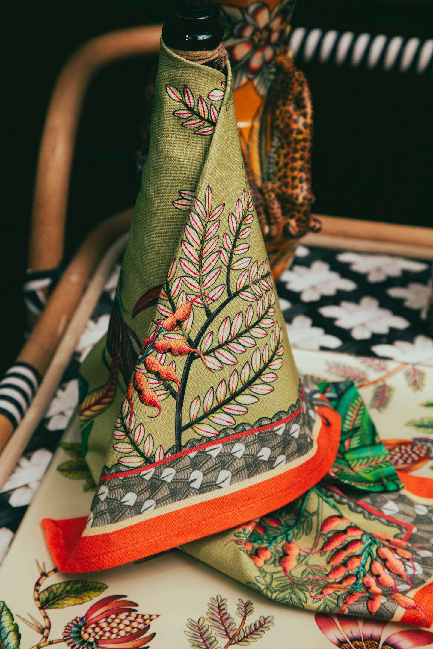 Hornbill Garden Tea Towel - Delta