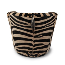 Load image into Gallery viewer, Zebra Hide Tub Chair
