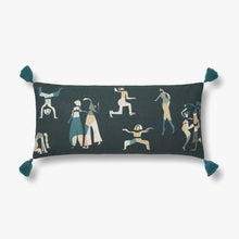 Load image into Gallery viewer, Justina Blakeney × 13&quot; x 35&quot; Teal/Multi Pillow

