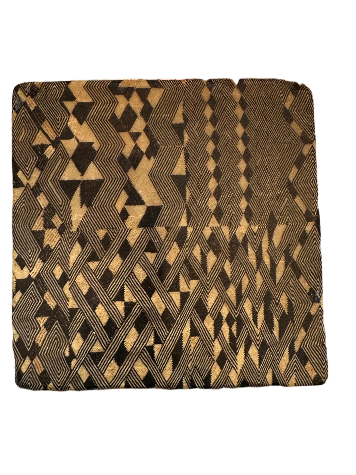African Kuba Cloth - Tumbled Marble Coaster