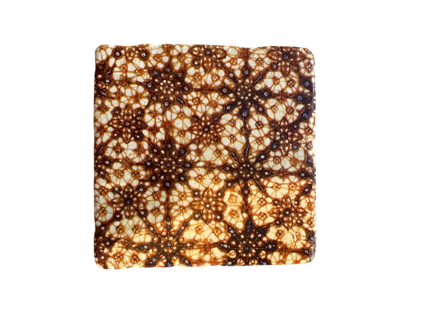 Rich Batik - Tumbled Marble Coaster
