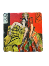 Load image into Gallery viewer, Women of Matisse II - Tumbled Marble Coasters

