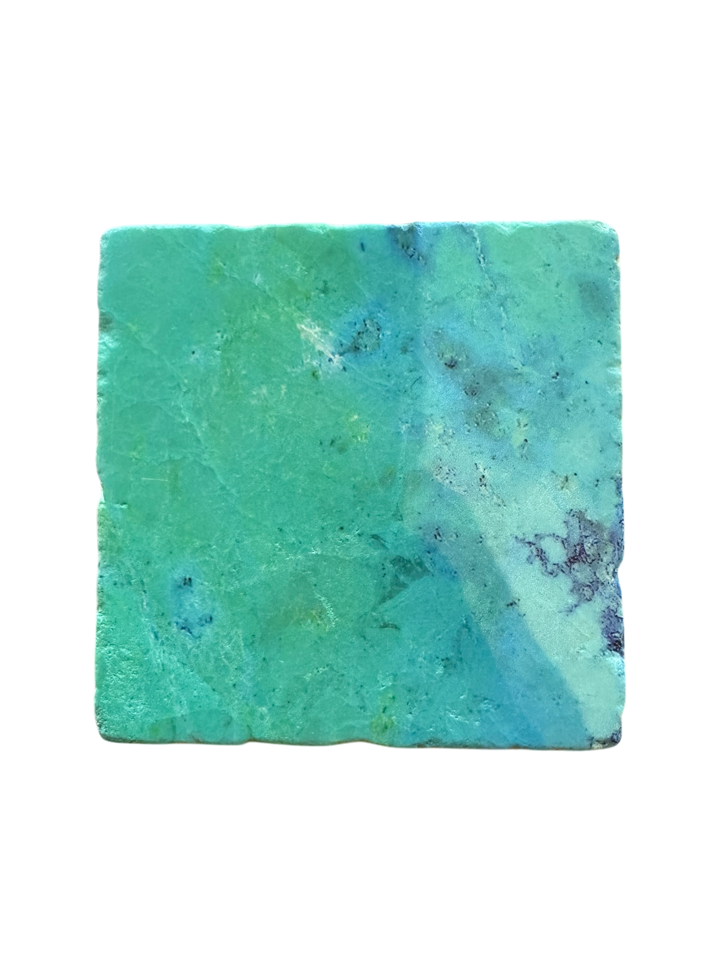 Turquoise - Tumbled Marble Coaster