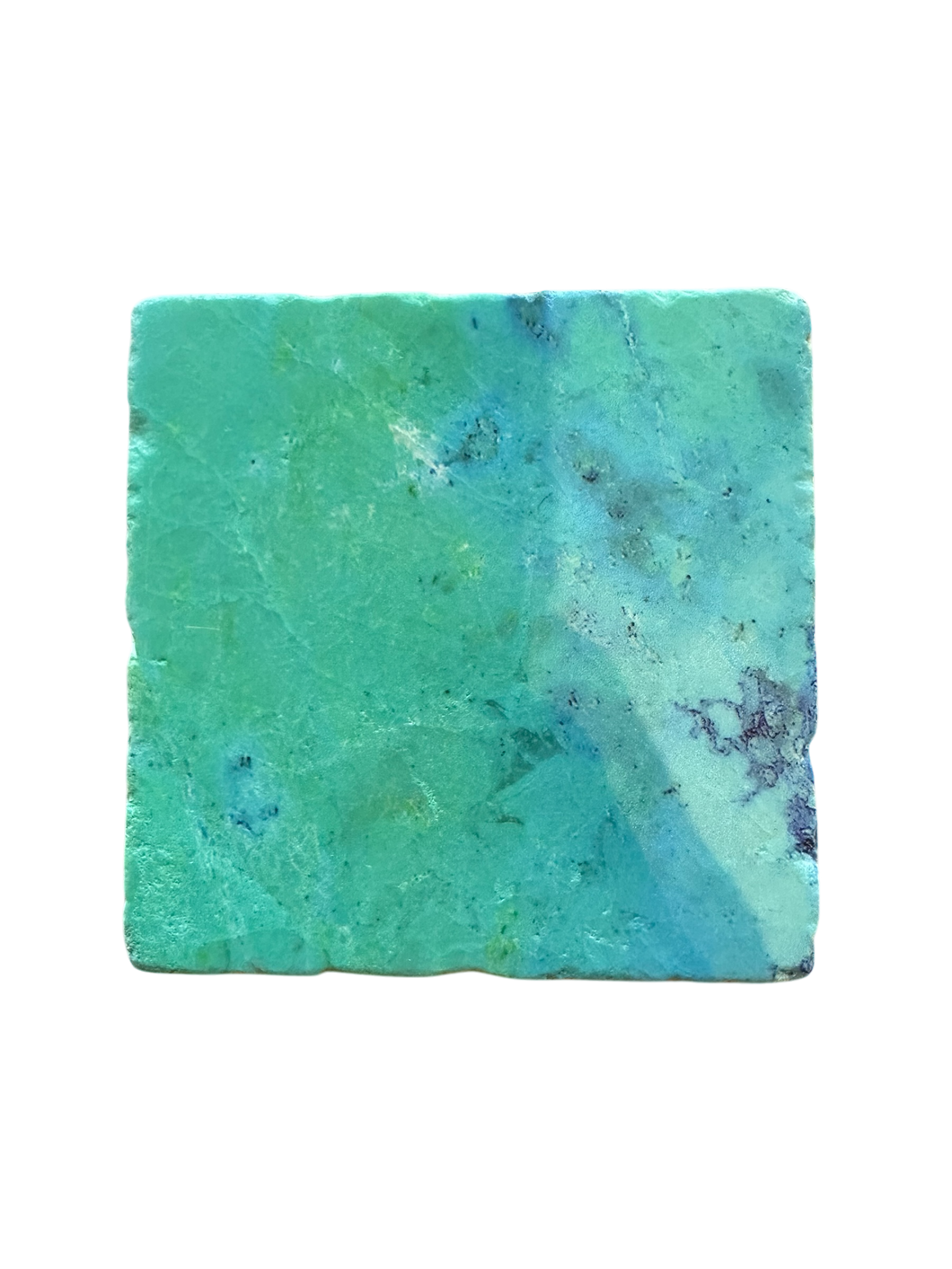 Turquoise - Tumbled Marble Coaster