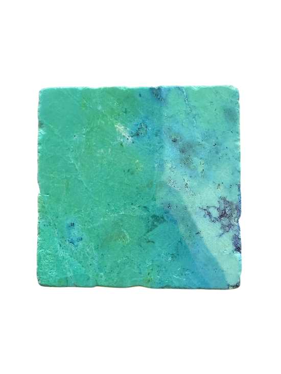 Turquoise - Tumbled Marble Coaster