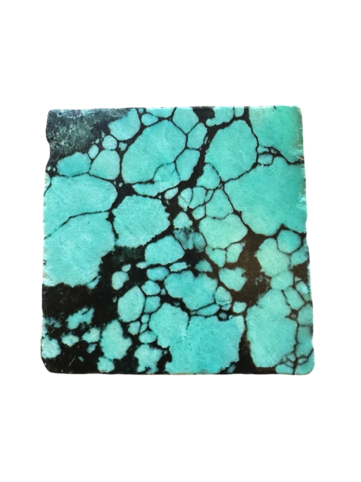Turquoise - Tumbled Marble Coaster