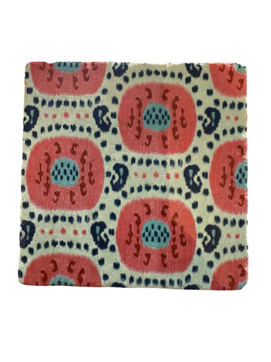 Mod Suzani  - Tumbled Marble Coaster