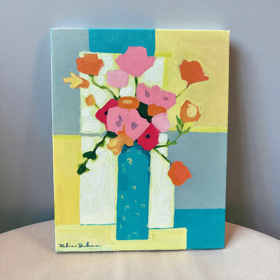 Summer Time Flowers in Vase