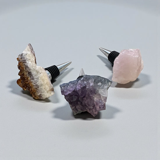 Druzy Gem Wine Stoppers