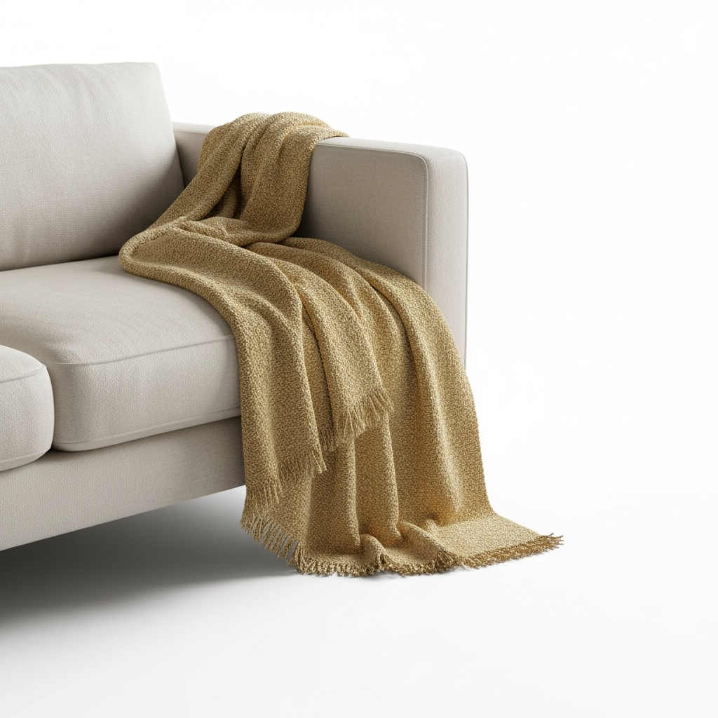 Mohair Boucle Throw