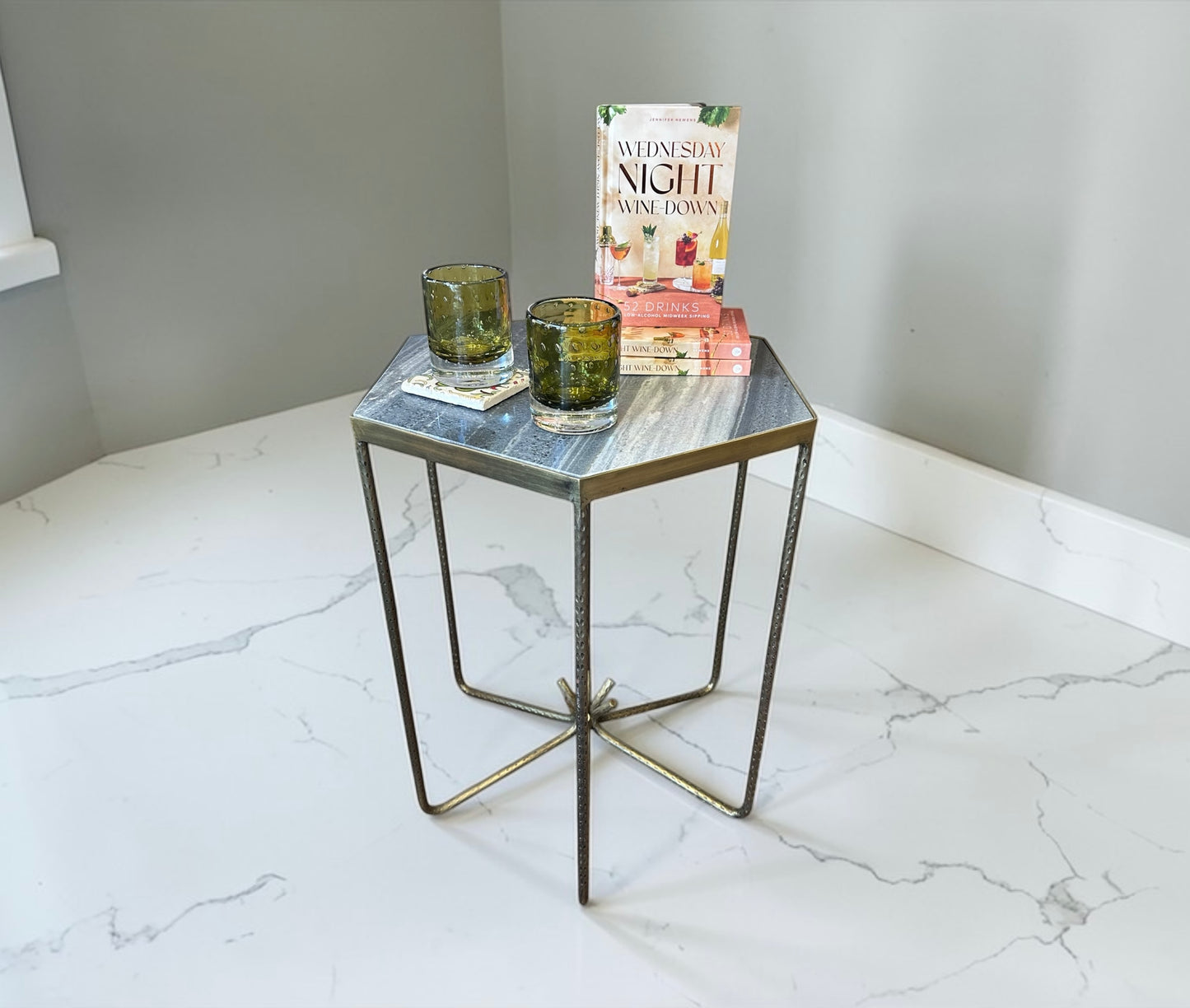 Bay Marble Side Table