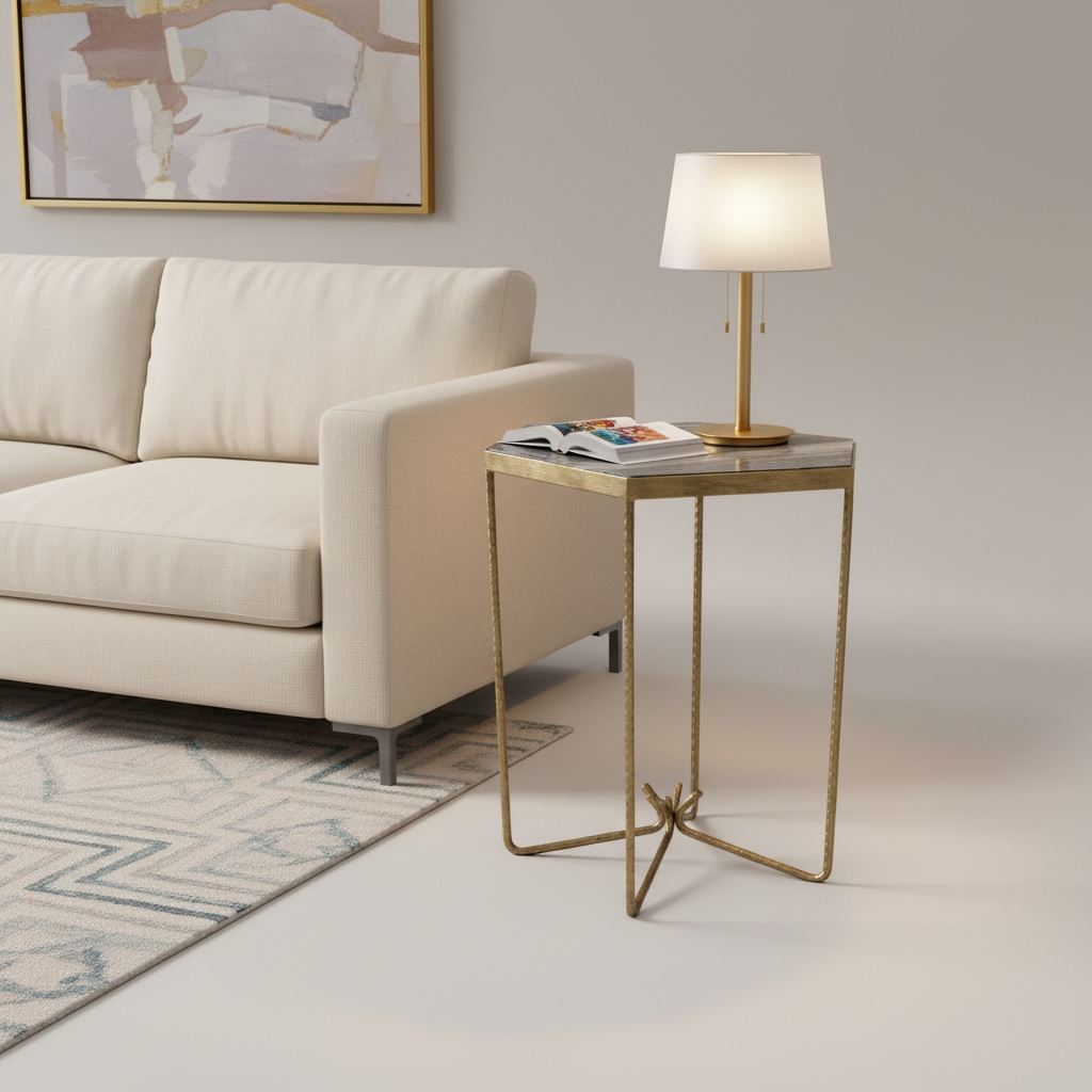 Bay Marble Side Table