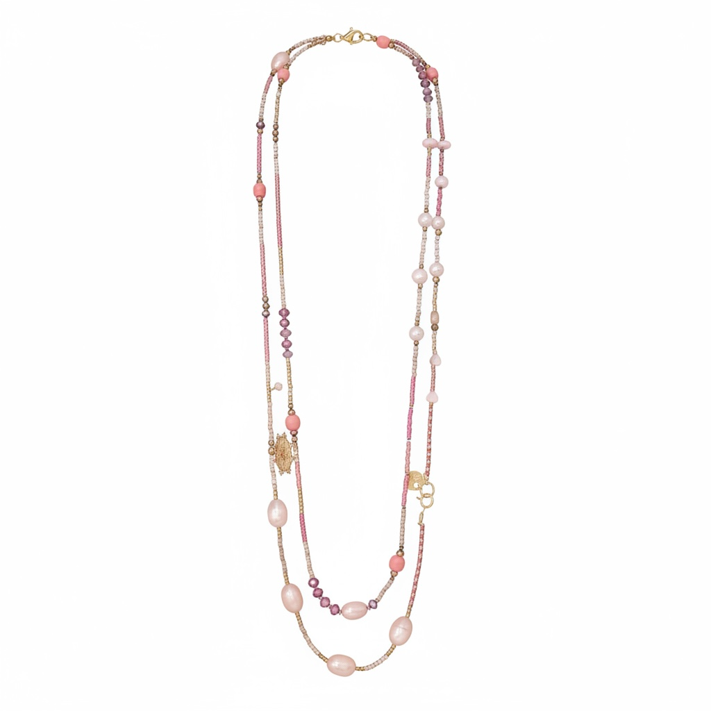 Blush Compass Necklace