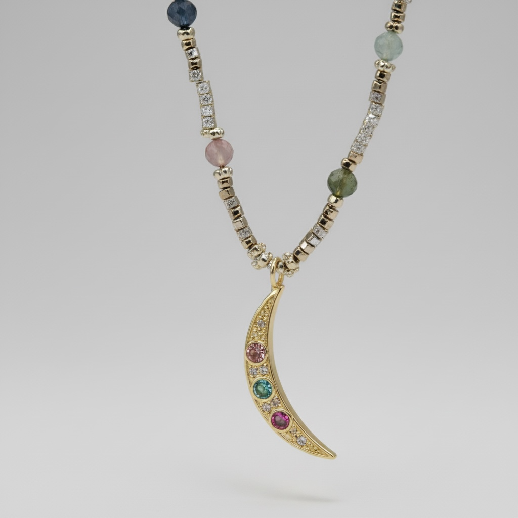 Moonlit Prism Necklace