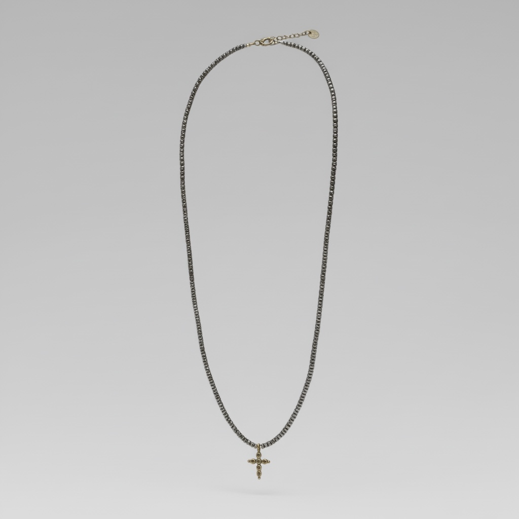 Pyrite Charm Necklace