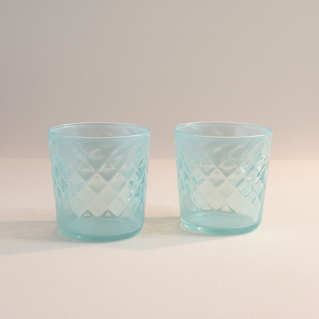 Optic Handblown Glassware SET