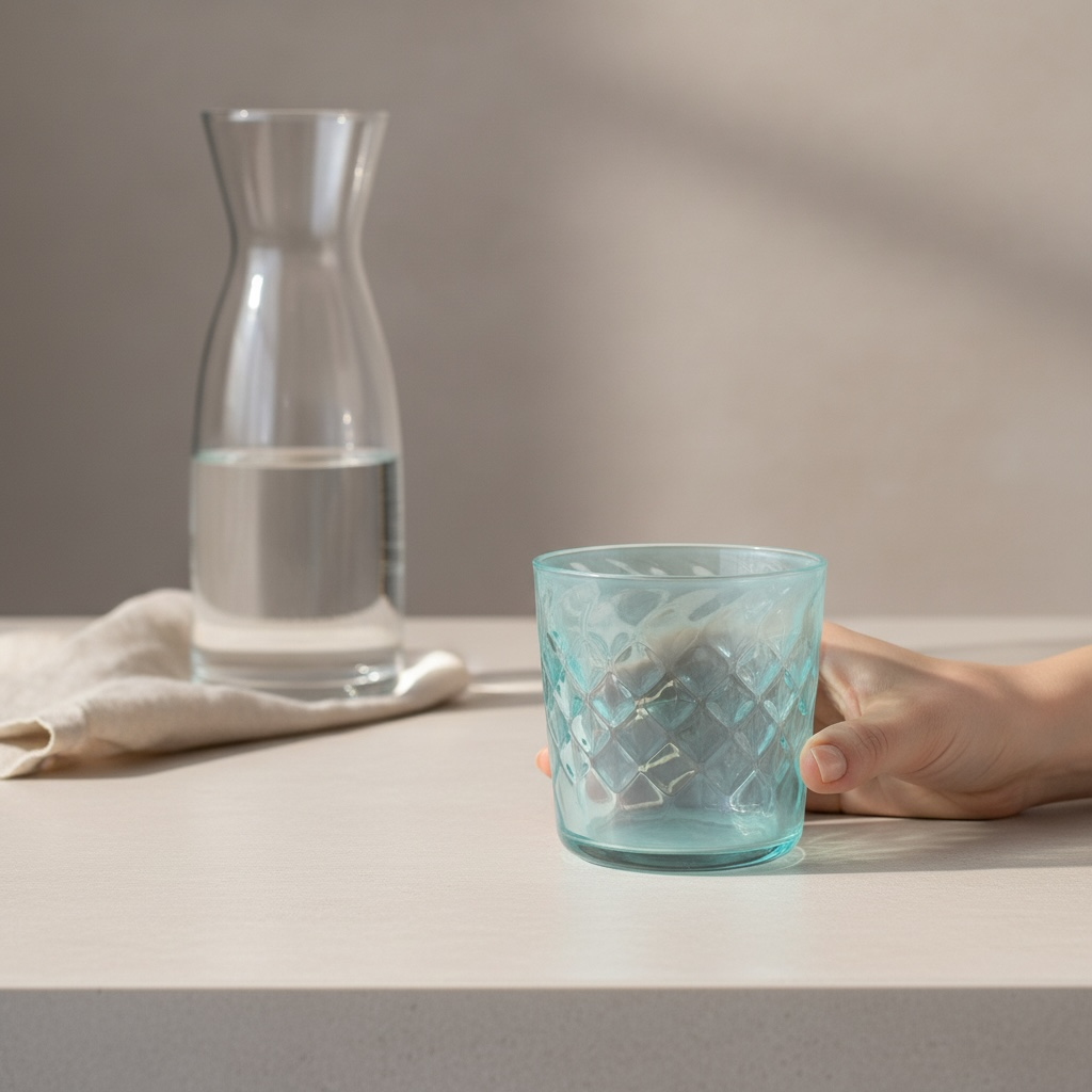 Optic Handblown Glassware SET