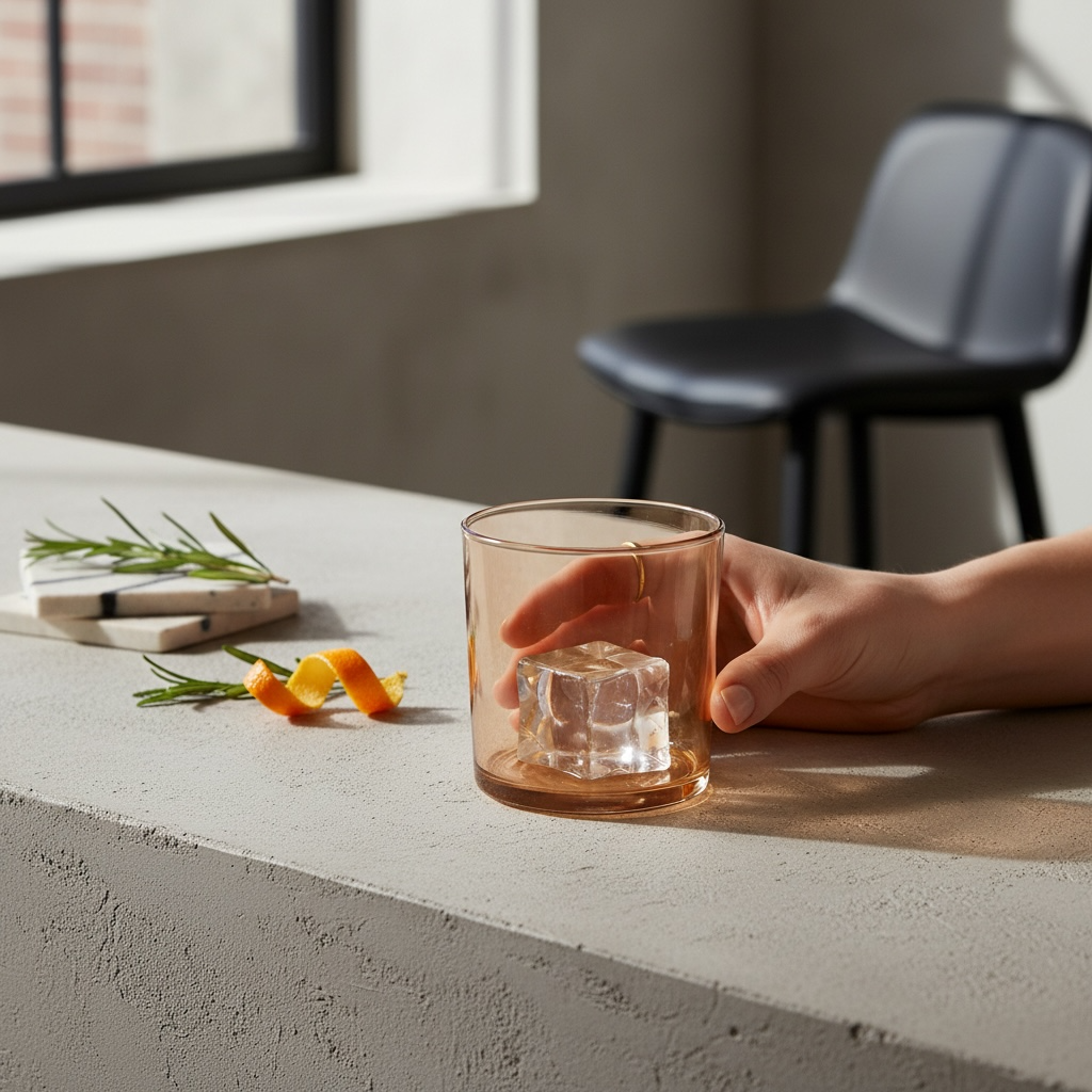 Horizon Handblown Glassware SET - Apricot