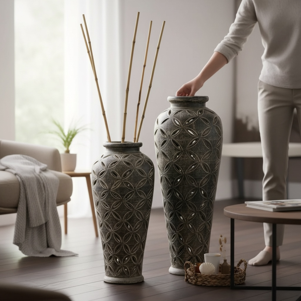 Distressed Ceramic Pots