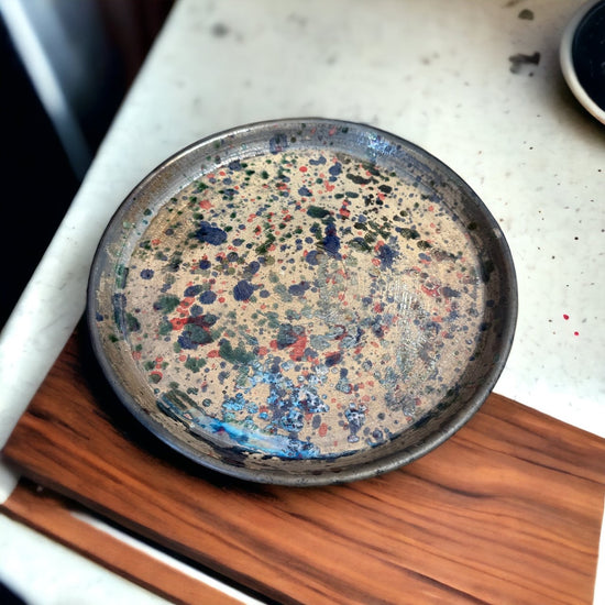 Rustic Speckled Clay Server Plate