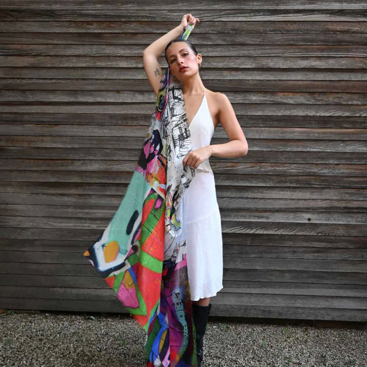 Dream Box Silk Scarf