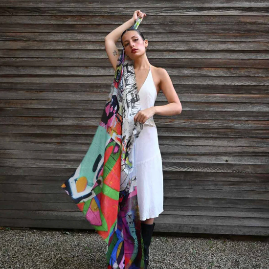 Dream Box Silk Scarf