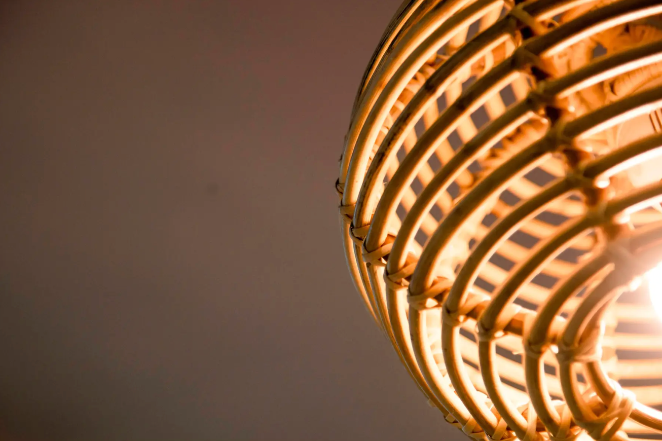 Rattan & Cane Pendant Light
