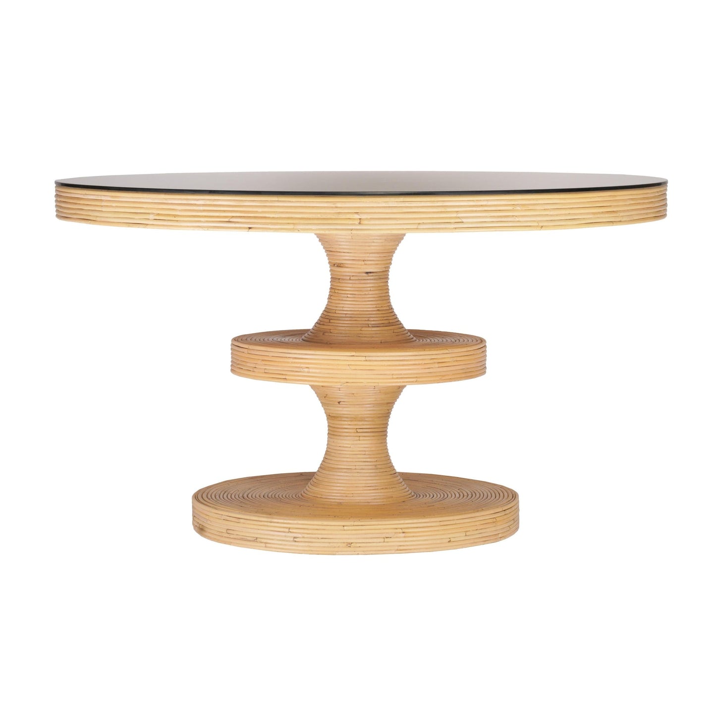 Natural Rattan 51" Round Dining Table