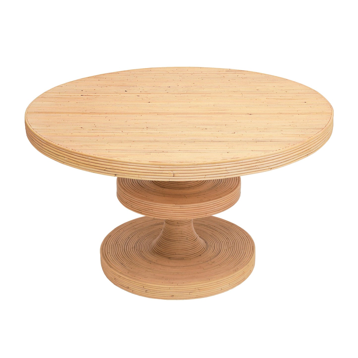 Natural Rattan 51" Round Dining Table